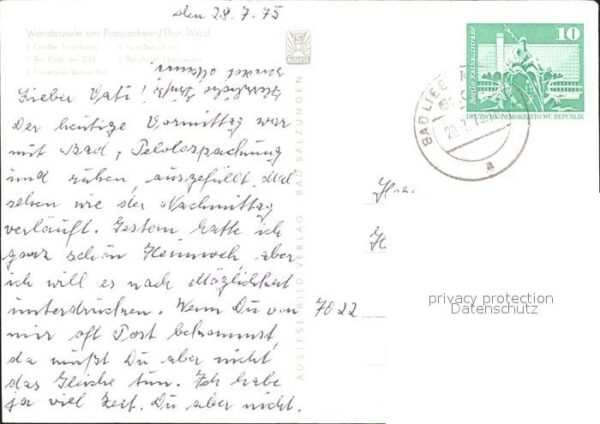 Pappenheim Thueringen Gr Inselsberg Platz der DSF Trusetaler – Bild 2