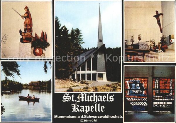 Mummelsee St Michaelskapelle Teilansichten Mummel