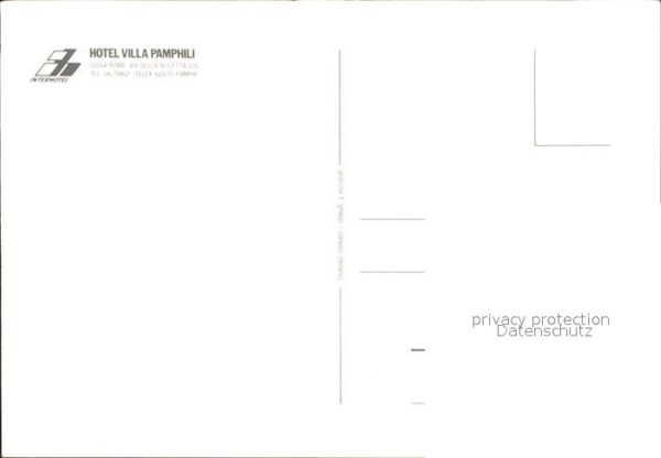 Roma Rom Hotel Villa Pamphili – Bild 2