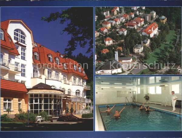 Luhacovice Sanatorium Miramare Fliegeraufnahme Hal