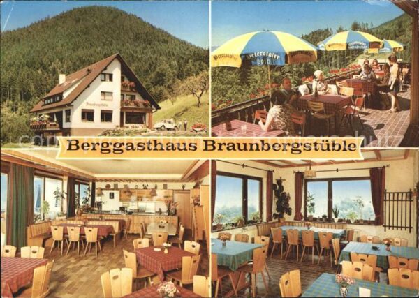 Loecherberg Berggasthaus Braunbergstüble Gaststube