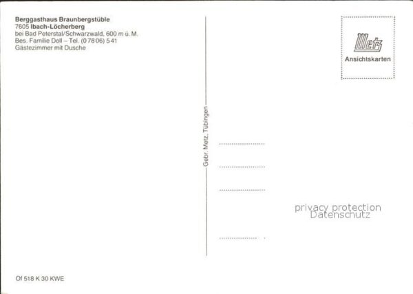 Loecherberg Berggasthaus Braunbergstüble Gaststube – Bild 2