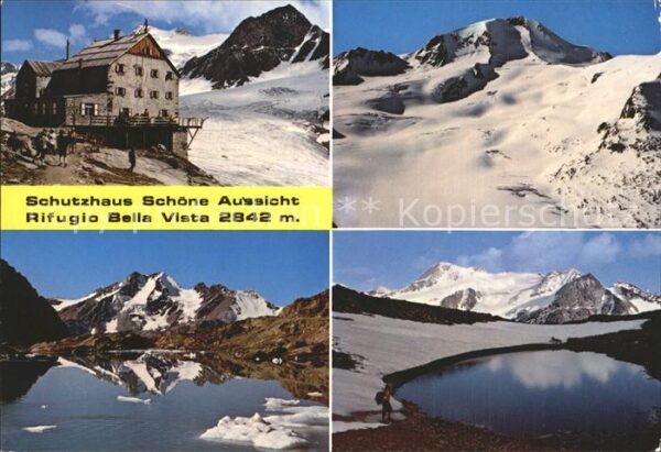 Schoene-Aussicht-Huette Schwarze Wand Weisskugel Gletschersee a