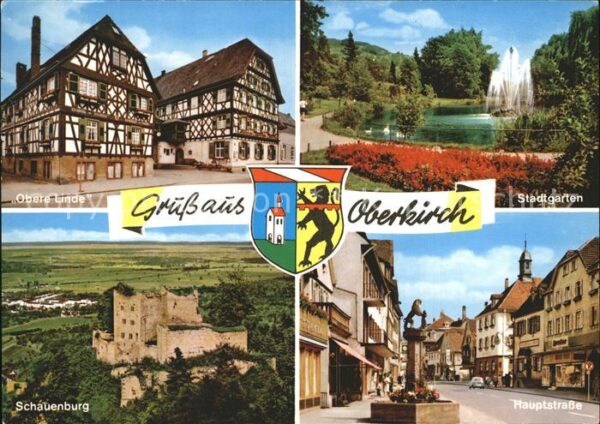 Oberkirch Baden Obere Linde Stadtgarten Schauenburg Hau