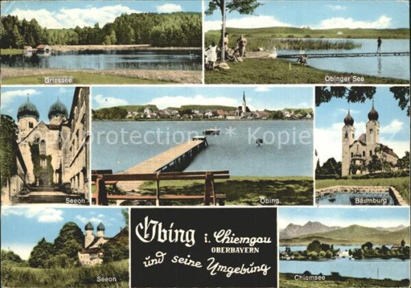 Obing Griessee Obinger See Seeon Obing Baumbu