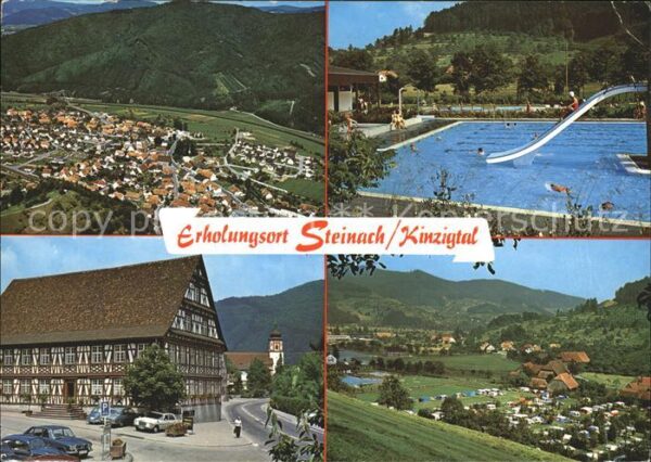 Steinach Baden Fliegeraufnahme Schwimmbad Fachwerkhaus