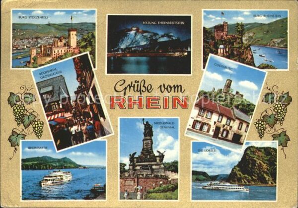 Koenigswinter Burg Stolzenfels Ehrenbreitstein Rheins