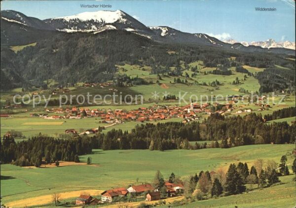 Wertach mit Wertacher Hörnle und Widderstein