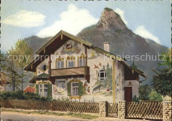 Oberammergau Rotkäppchenhaus mit Kofel
