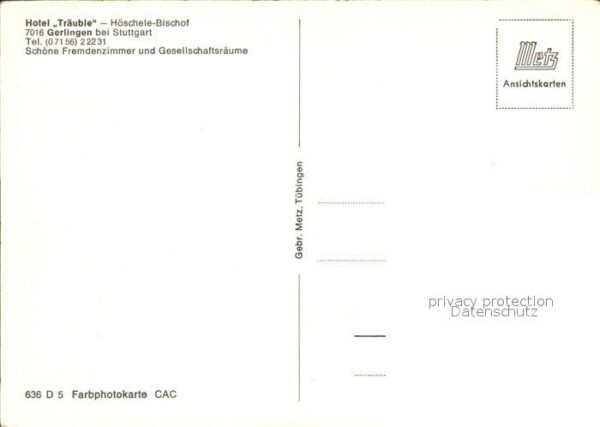Gerlingen Wuerttemberg Hotel Träuble Speisesaal – Bild 2