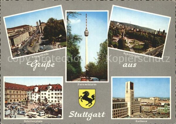 Stuttgart Königstrasse Schlossplatz Schillerplatz