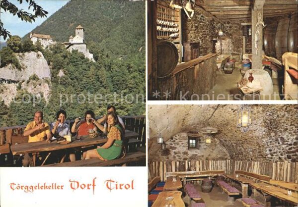 Dorf Tirol Schloss Törggelerkeller Inneres