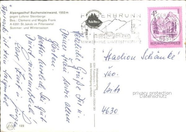 St Jakob Arlberg Alpengasthof Buchensteinwand mit Lofere – Bild 2
