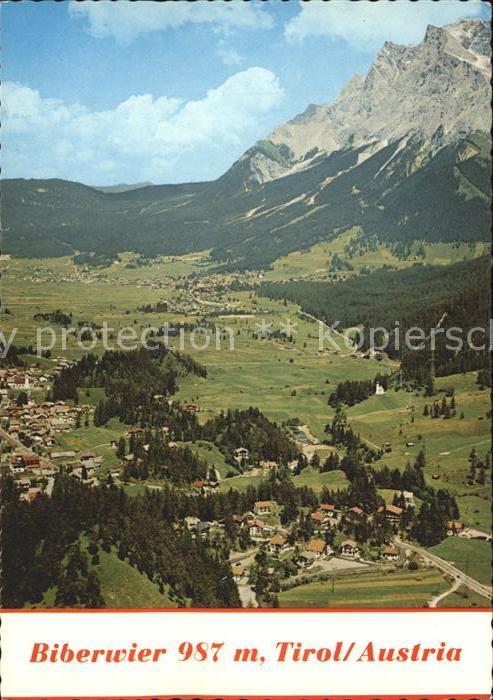 Biberwier Tirol Total mit Zugspitze