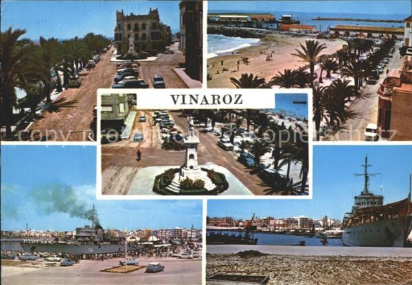 Vinaroz Paseo Generalisimo Monumento a Costa y