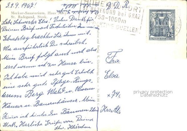 St Radegund Merkur Sanatorium Haus Novy – Bild 2