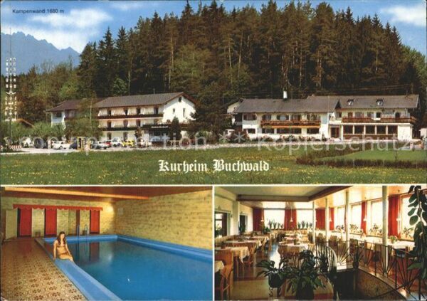 Feldwies Kurheim Buchwald Hallenbad Speisesaal