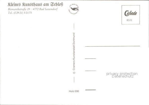 Bad Sassendorf Kleines Kunsthaus am Schloss – Bild 2