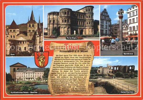 Trier Dom Porta Nigra Marktkreuz Kurfürstl Pa