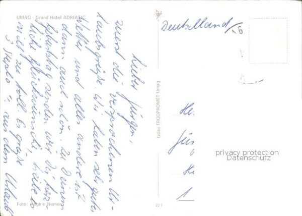 Umag Umago Istrien Grand Hotel Adriatic – Bild 2