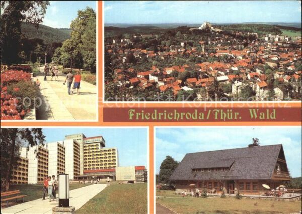 Friedrichroda Puschkinpark Adolphsblick FDGB Heim Aug