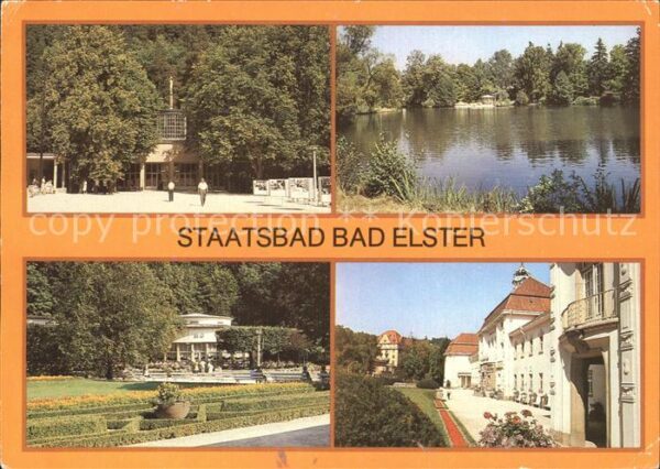 Bad Elster Marienquelle Gondelteich Badecafe Badeh