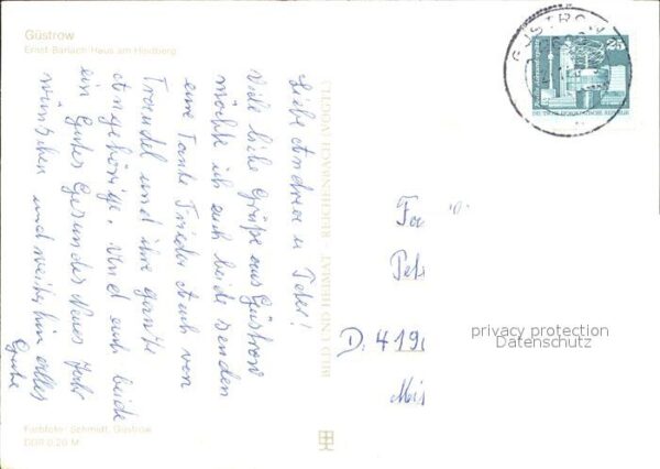 Guestrow Mecklenburg Vorpommern Ernst Barlach Haus – Bild 2