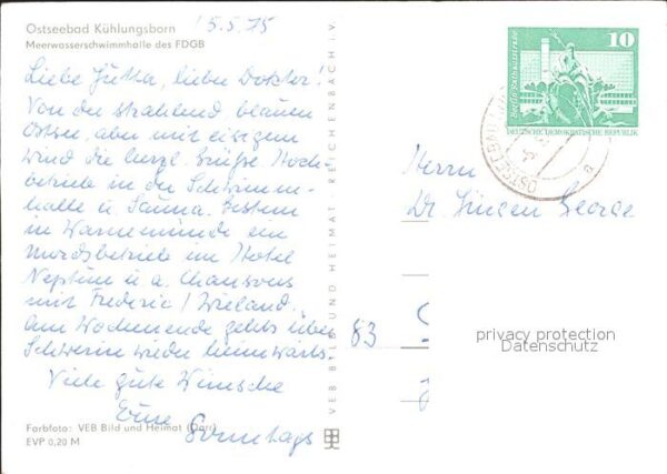 Kuehlungsborn Ostseebad Meerwasserschwimmhalle des FDGB – Bild 2