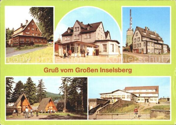 Grosser Inselsberg Haus am Reitstein Ho Gaststätte Stadt G