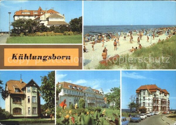 Kuehlungsborn Ostseebad FDGB Heim Weiger Strand Haus Georgine F