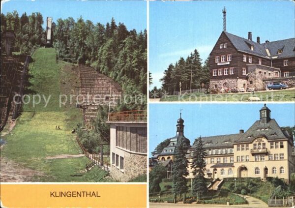 Klingenthal Vogtland Gr Aschbergschanze Jugendherberge Kleme