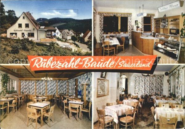 Letmathe Oestrich Rübezahl Baude Gaststube Theke