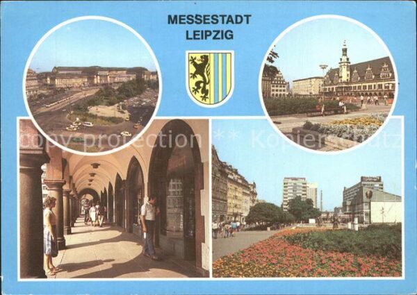 Leipzig Hauptbahnhof Markt Rathausarkaden Sachs
