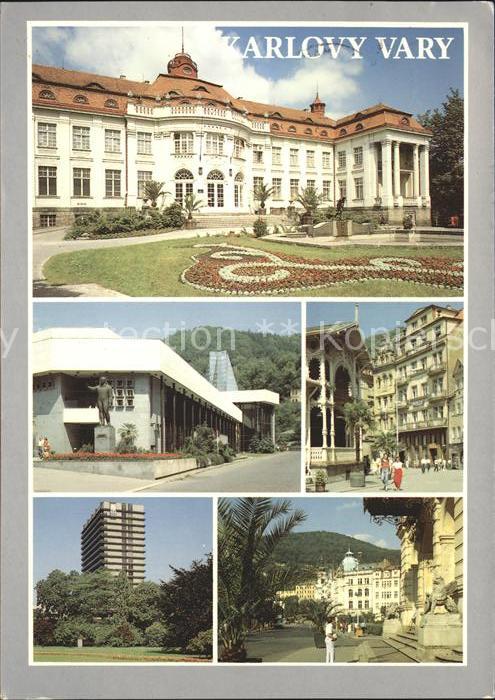 Karlovy Vary Lazne V Kolonada Gagarina Trziste Lazen