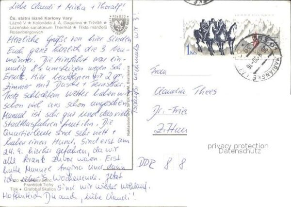 Karlovy Vary Lazne V Kolonada Gagarina Trziste Lazen – Bild 2
