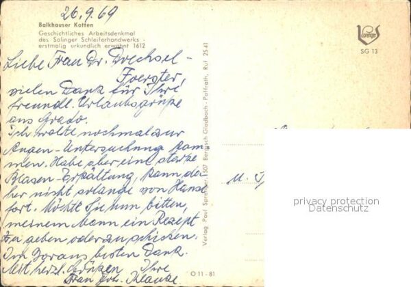 Balkhausen Solingen Balkhauser Kotten – Bild 2