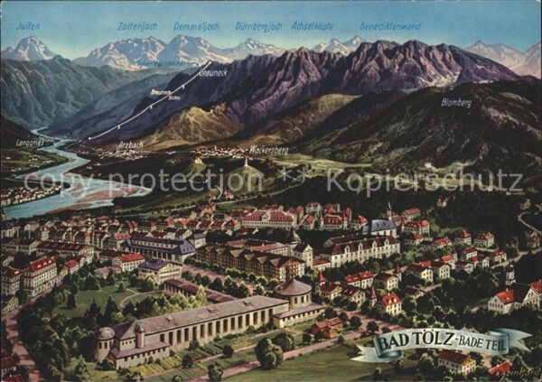 Bad Toelz Badeteil Panorama