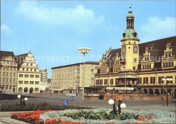 Leipzig Markt und Altes Rathaus