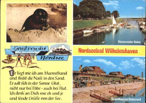 Wilhelmshaven Rüstersieler Hafen Strandbad am Südstra