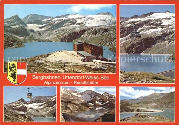 Rudolfshuette Weisssee Alpinzentrum Bergbahnen Uttendorf Weiss