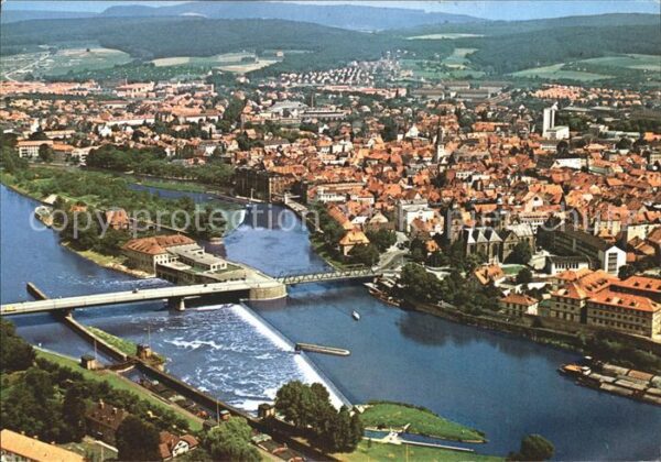 Hameln Weser Fliegeraufnahme