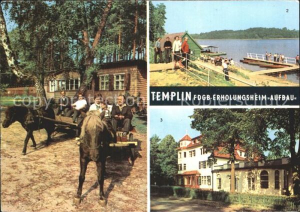 Templin Ponykutschen FDGB Erholungsheim Aufbau