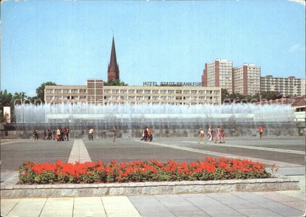 Frankfurt Oder Karl Marx Str Kirche Hotel Stadt Frankf