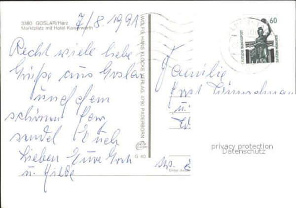 Goslar Marktplatz mit Hotel Kaiserworth – Bild 2