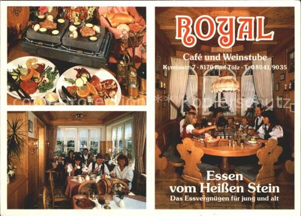 Bad Toelz Cafe und Weinstube essen vom Heissen St