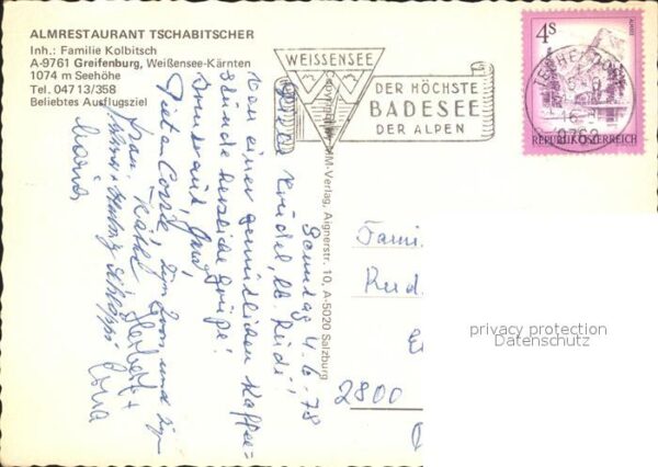 Greifenburg Almrestaurant Tschabitscher – Bild 2