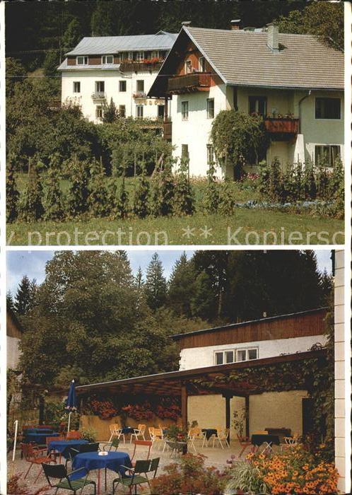 Koetschach-Mauthen Kaernten Hotel Pension Kürschner Gartenterrasse
