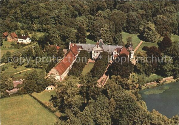 Darmstadt Jagdschloss Kranichstein Fliegeraufnahm