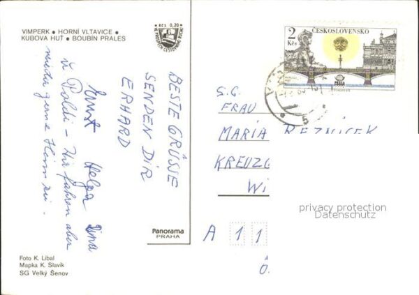 Vimperk mit Landkarte – Bild 2