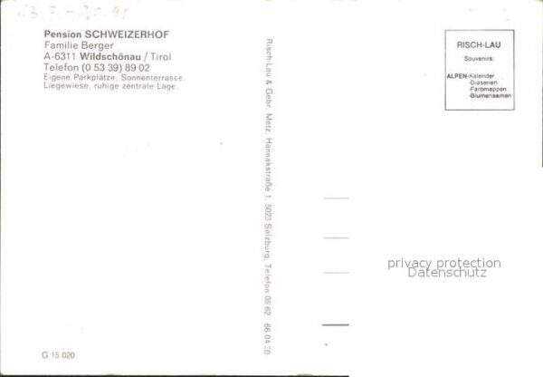 Wildschoenau Tirol Pension Schweizerhof – Bild 2